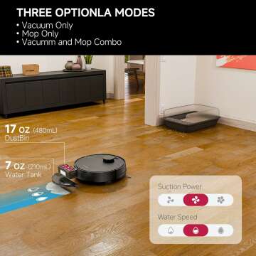 LS1 Robot Vacuum & Mop - Smart Navigation & Control