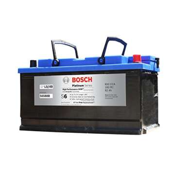 BOSCH S6588B S6 Flat Plate AGM Battery