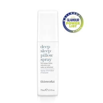 thisworks Deep Sleep Pillow Spray, Natural Relaxation Aid for Stress & Anxiety Relief, 2.5 fl oz