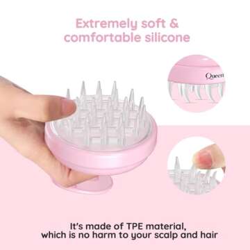 Electric Cordless Hair Scalp Massager for Growth & Relaxation