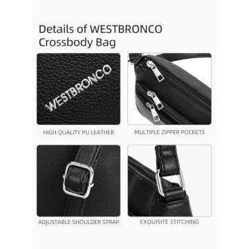 Stylish WESTBRONCO Crossbody Bags for Women