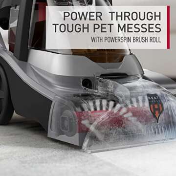 Hoover PowerDash Pet Advanced Compact Carpet Cleaner Machine with Above Floor Cleaning, Lightweight Carpet Shampooer Machine, Pair with a Hoover Carpet Cleaner Solution for a Bright, Refreshed Home