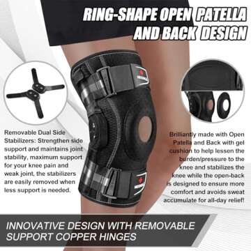 Knee Pain Relief with NEENCA Adjustable Brace