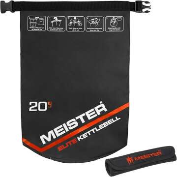 Meister Elite Soft Sandbag Kettlebell - 10/15/20lb