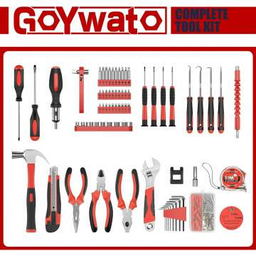 Complete 205PCs Home Tool Kit for Repairs