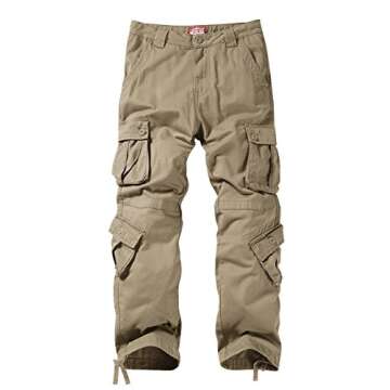 Match Men's Wild Cargo Pants #3357(40,British Khaki)