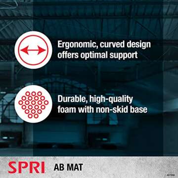 SPRI Ab Mat - Perfect for Core and Ab Exercises