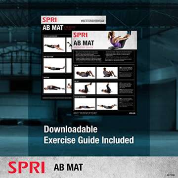 SPRI Ab Mat - Perfect for Core and Ab Exercises