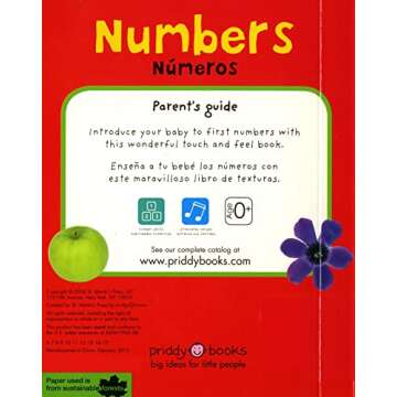 Bright Baby Touch & Feel: Bilingual Numbers / Números: English-Spanish Bilingual (Bright Baby Touch and Feel) (Spanish Edition)