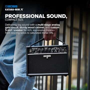 Boss Katana-Mini X 10w Portable Guitar Amplifier