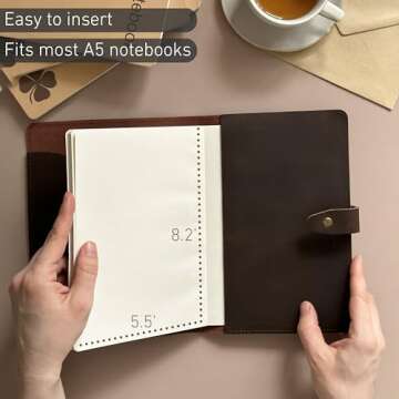 Luxury Refillable Leather Journal for Everyone