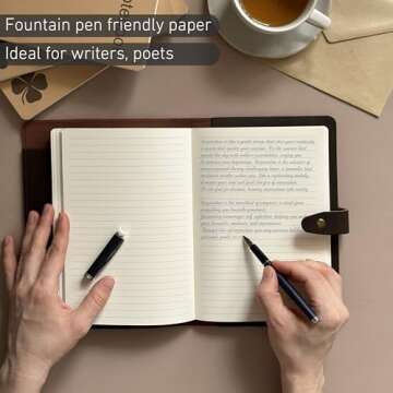 Luxury Refillable Leather Journal for Everyone