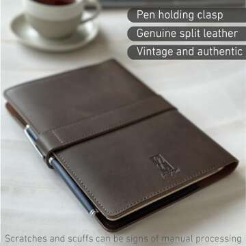 Luxury Refillable Leather Journal for Everyone