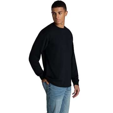 Eversoft Cotton Long Sleeve T-Shirt - Men's Sizes S-4X