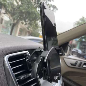 Unique Bat Shape Car Phone Holder for Dash and Vent