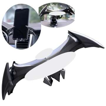 Unique Bat Shape Car Phone Holder for Dash and Vent