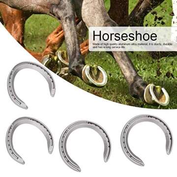 Durable Aluminium Alloy Horseshoes for Horse Riding