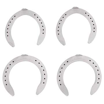 Durable Aluminium Alloy Horseshoes for Horse Riding