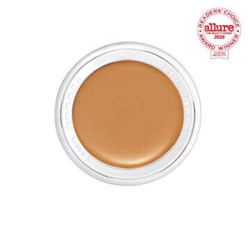 RMS Beauty “Un” Cover-Up Concealer - Organic Cream Concealer & Foundation, Hydrating Face Makeup for Healthy Looking Skin - No.55 (0.2 Ounce)