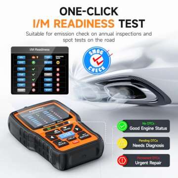 FOXWELL NT301 OBD2 Scanner Live Data Professional Mechanic OBDII Diagnostic Code Reader Tool for Check Engine Light