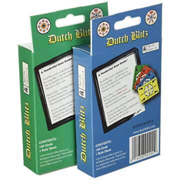 Dutch Blitz: Original and Expansion Combo, Fast Paced Card Game, Fun for Everyone, Great Family Game, Combine Packs to Play With 2-4 Players, For Ages 8 and Up