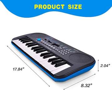 Lexington EK3282 32-Key Mini Electric Digital Portable Keyboard Piano Musical Gift for Kids