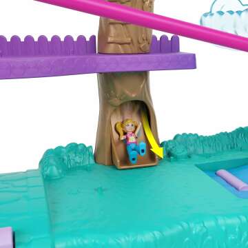 Polly Pocket Doll House with Micro Dolls and Accessories