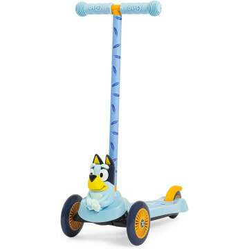 Kids Character Scooter with Extra Wide Deck & Brake