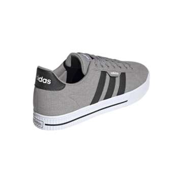 adidas mens Daily 3.0 Skate Shoe, Dove Grey/Core Black/Cloud White, 11 US