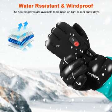 Heated Gloves: Rechargeable Electric Ski Gloves