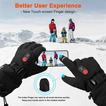 Heated Gloves: Rechargeable Electric Ski Gloves