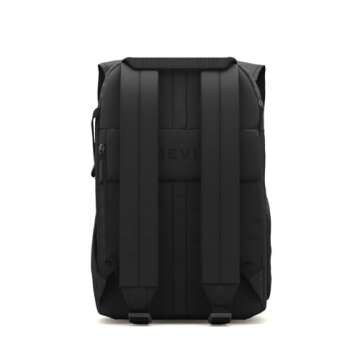 BREVITE - The Runner - Compact Camera Backpacks for Photographers - A Minimalist & Travel-friendly Photography Backpack Compatible With Both Laptop & DSLR Accessories 18L (Triple Black)