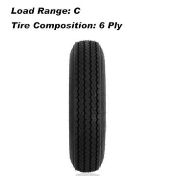 2PK RVpunk Trailer Tire & Wheel Set - Load C