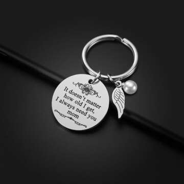 iJuqi Mother's Day Keychain-Gifts from Daughter Son for Mom