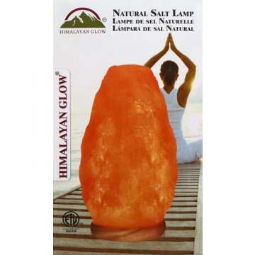 Himalayan Glow Salt Lamp with Dimmer Switch 5-7 lbs