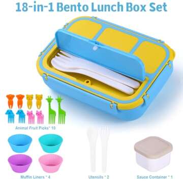 Shell and Turtle Bento Box for Kids and Adults