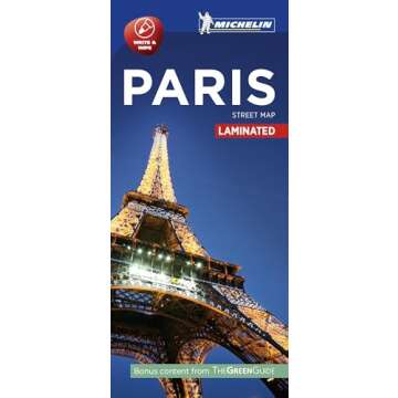 Michelin Paris City Map - Laminated Map (Michelin Street Map)