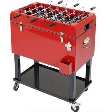 Outdoor Patio Party Cooler with Foosball