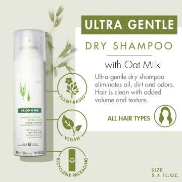 Klorane Dry Shampoo Oat Milk for Instant Freshness