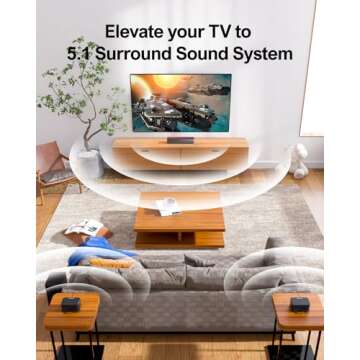 ULTIMEA 5.1 Surround Sound Bar - 320W Power