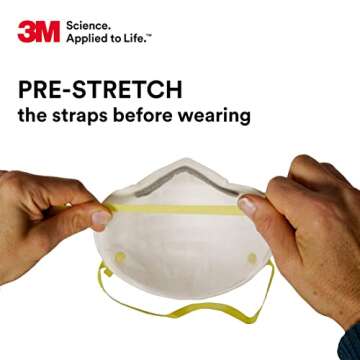 3M 8210 N95 Respirator Pack of 20 - Lightweight Masks