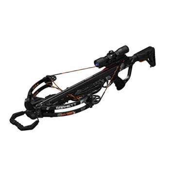 BARNETT Crossbow Ready to Hunt Crossbow Package with Carbon Arrows, Quiver, and Rope Cocking Device, XP380