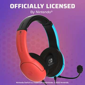 PDP Gaming LVL40 Stereo Headset for Nintendo Switch