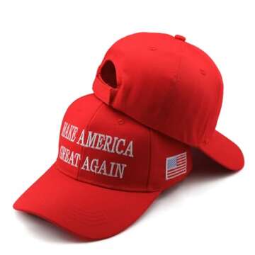 Puoyis MAGA Hat Make America Great Again Hat, Trump Hat, Trump 2026 KAG Hat Baseball Cap