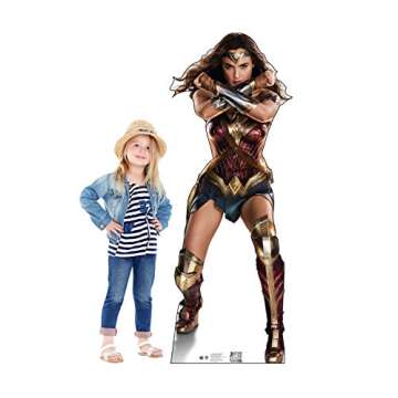 Cardboard People Wonder Woman Life Size Cardboard Cutout Standup - Justice League (2017 Film)