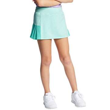 C9 Champion girls Performance Skort Shorts, Waterfall/Portal Teal, Large US