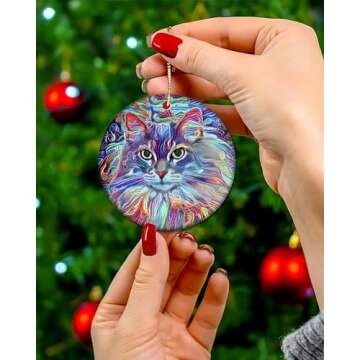 Cat Gifts - Christmas Ornaments & Decor for Cat Lovers