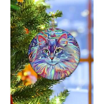 Cat Gifts - Christmas Ornaments & Decor for Cat Lovers