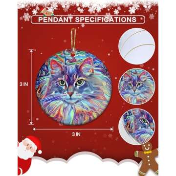 Cat Gifts - Christmas Ornaments & Decor for Cat Lovers