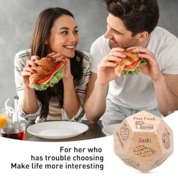 Kykake Food Decision Dice for Couples & Friends